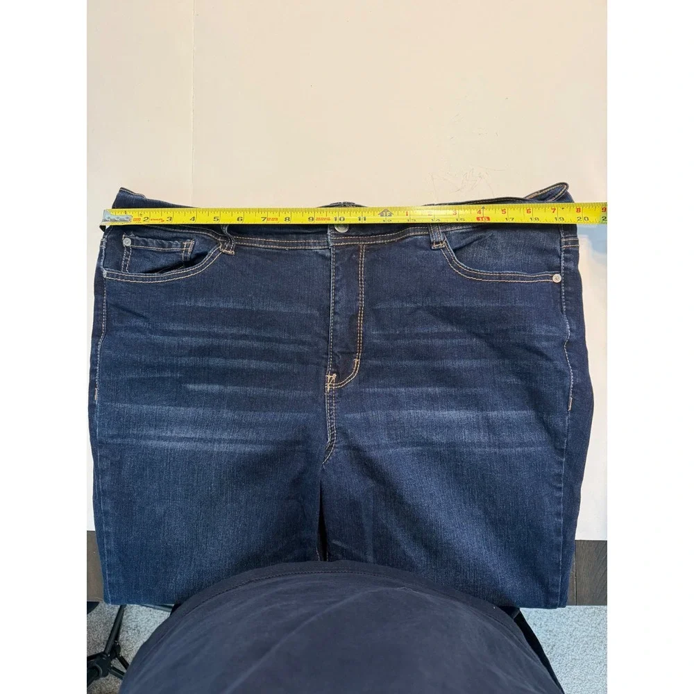 Wallflower Legendary Fit Bootcut Jeans Dark Wash Blue WFM11553P Womens 18 - Picture 6 of 9
